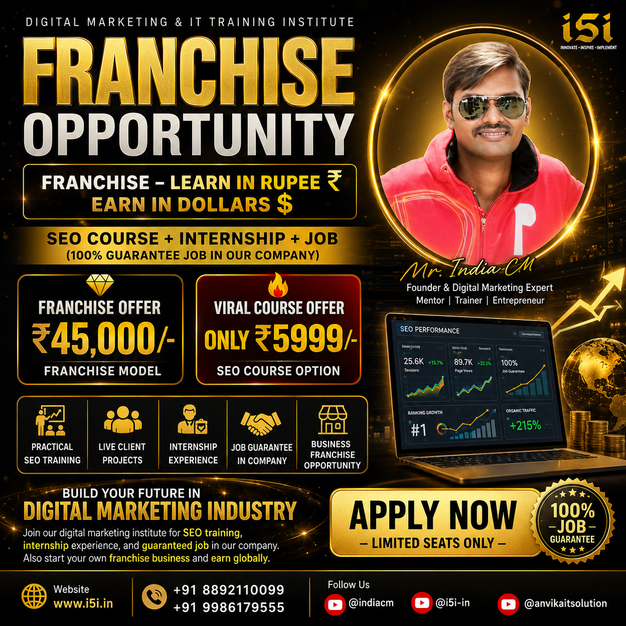 Franchise i5i city areawise