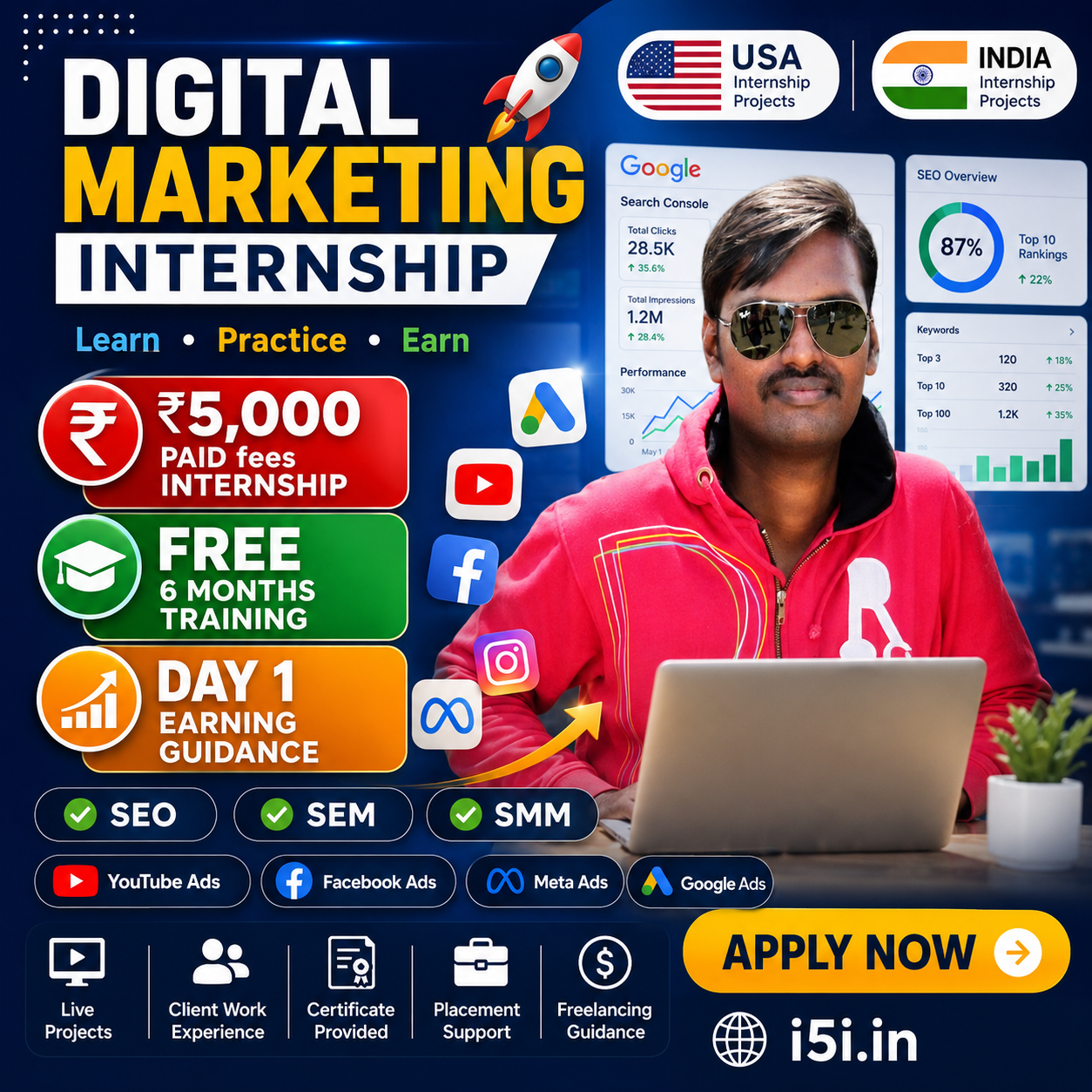 Digital Marketing Internship Programs 
